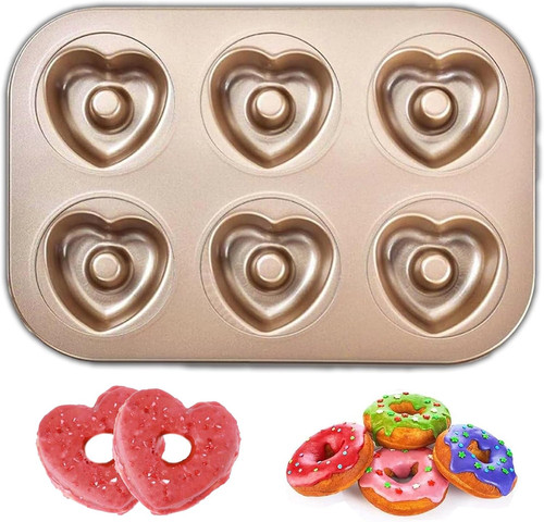 Mini donut backform herzmulden - mini-donut,