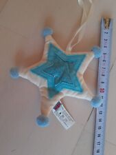 Haba Stern Anhänger Stoffstern Plüschfigur Baby Kleinkind Ersatzteil Blau Konvol