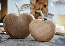 2er Set Apfel aus Mango Holz &