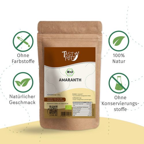 Tasty pott bio amaranth - pott,