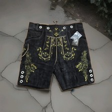 Lederhose Herren Trachten Lederhose Oktoberfest Lederhose Bayerische Lederhosen,