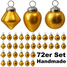 Weihnachtskugeln Glas 72er Set