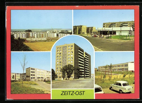 Ansichtskarte zeitz ost blick - zeitz-ost,,