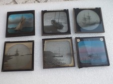 Vintage 6 alte Glasdias -