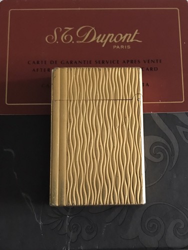 Dupont feuerzeug gold linie - feuerzeug, 2