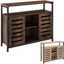 Sideboard Kommode Küchenschrank mit Türen Beistellschrank Holz Metall Industrie