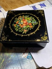 Russische Pappmasche Dose mit