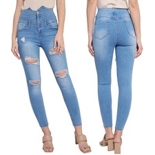 Damen Jeans Skinny High Waist