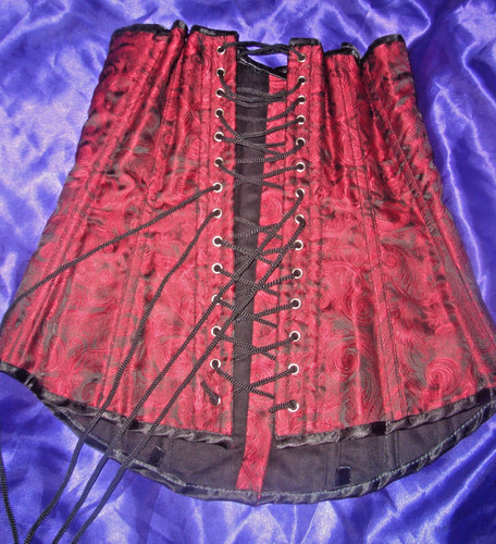 Herrliches satin mieder - satin,