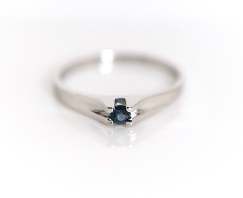 Saphir silber damenring 835 - silber,