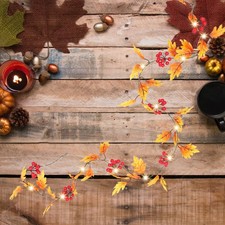  Ahornblätter Girlande