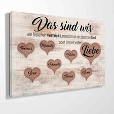 Leinwand Familien Liebe