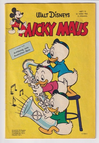 Micky maus 1962 heft - maus, 12
