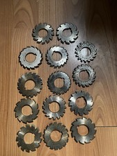 Lot von 14 Fräsern Schrauben Ritzel Horlogerie cutting watchmakers cutter roue