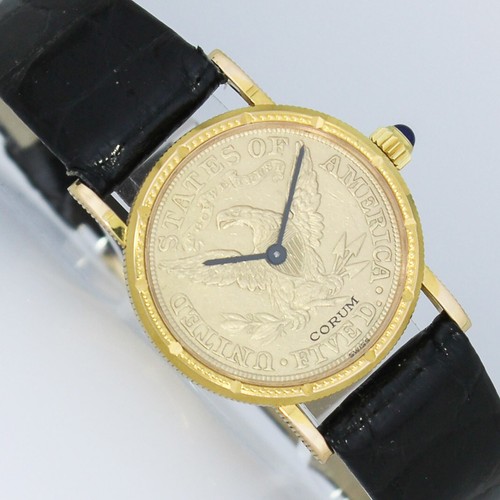 Corum coin watch five - coin,