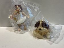 Heidi Marukatsu Set 2 x Figur Comicfigur mit Hund Josef ovp Top