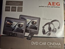 AEG Car DVD Cinema 4552, LCD DVD-Player, 2 Monitore, 2 Kopfhörer