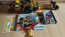 Lego Technic 8457 Power Puller Mit BA VHS Rennfahrer Aufkleber Vollständig 