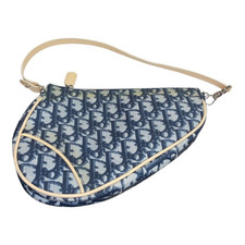 Christian Dior Saddle Bag Navy