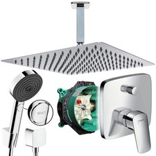 Hansgrohe Logis Unterputz Duscharmatur Regendusche Kopfbrause Deckenanschluss