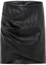 Kurzer Lederimitat-Rock Gr. 42