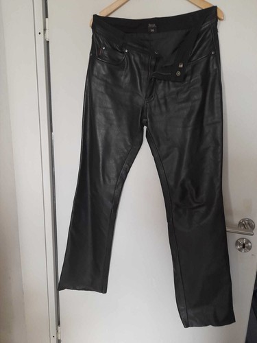 Top erhaltene biker lederhose - top,