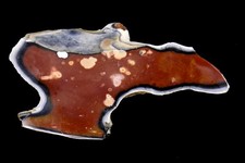 roter Flint (Feuerstein) von der Insel Sylt