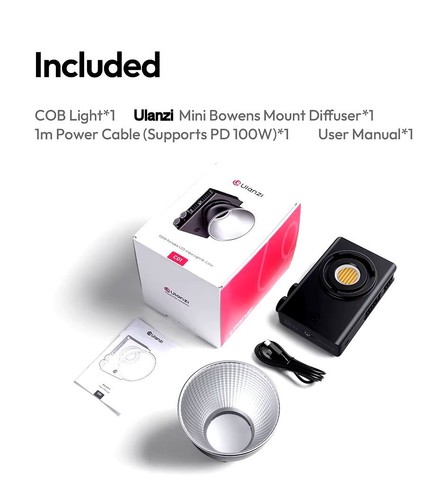 Ulanzi c01 100w - ulanzi,