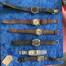 Sehr altes Thiel Uhren Konvolut und Beiwerk -Ersatzteilspender-