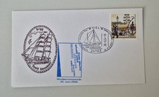 Postkarte mit Schiffsstempel