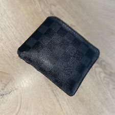 Louis Vuitton Herren Damier Graphite Canvas Geldbörse Portmonee Wallet Schwarz
