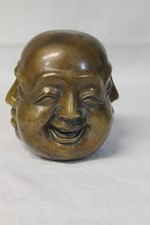 Vintage Messing Buddha Kopf