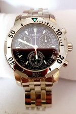 Tissot PRS 200 Crono Stahl Uhr blaues Zifferblatt 39mm WR 200m Swiss Made Full Set Box