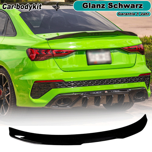 Gloss black rear - rear, spoiler
