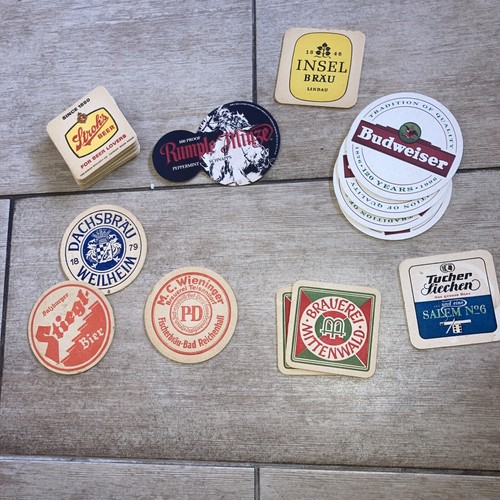 Bierdeckel budweiser - bierdeckel, u.a.
