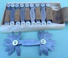 1 Stück Gewindeschablone 0,5- 6 mm 60° metrisch Gewindelehre Gewinde Lehre