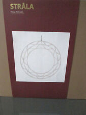 Ikea Strala LED Hängelampe Leuchte Ring Kranz Leuchtring Leuchtkranz weiß 37 cm