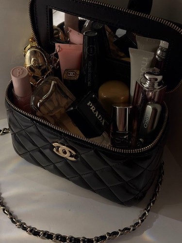 Chanel black gold hardware - chanel,