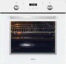 Exquisit EBE76-9-H-020 Einbaubackofen, 60 cm breit, 76L, Grill, 9 Funktionen, Pi