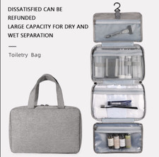 Vielseitige Reise-Kosmetik-Organizer-Tasche mit Haken zum Aufhängen