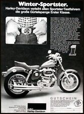 Harley- Davidson XLH 1000 Sportster Werbung 1977
