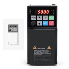 Frequenzumrichter VFD Frequenzumrichter Motordrehzahlregler 230 V Einphasiger...