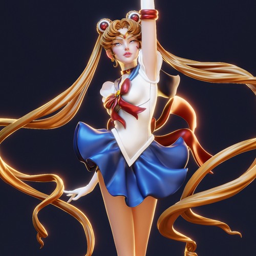 Sailor moon druck fan art - sailor,