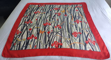 LIBERTY Vintage großer Twill Seidentuch - Iris - orange/multi - 87 x 87 cm