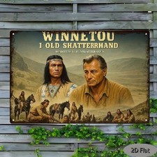 Blechschild Winnetou Old