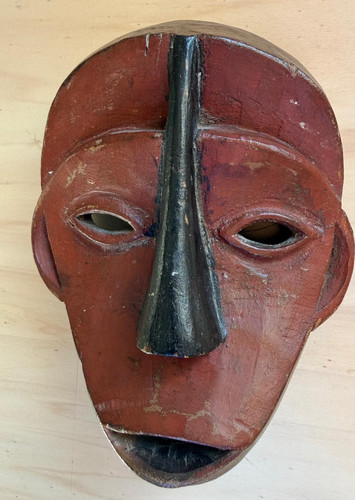 Afrikanische holzmaske - afrikanische,