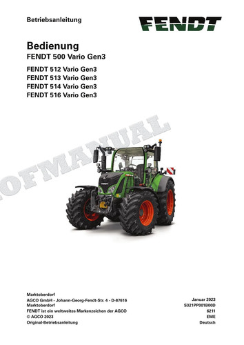 Fendt 500 512 513 - fendt, 516