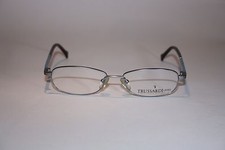 Damen Brille Trussardi by Visibila TE C432 949 Silber 52[]15 Oval Metall