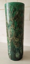 KERAMIK Vase mit Laufglasur