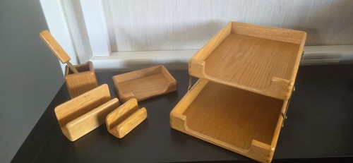 Vintage schreibtisch set - vintage, schreibtisch-set